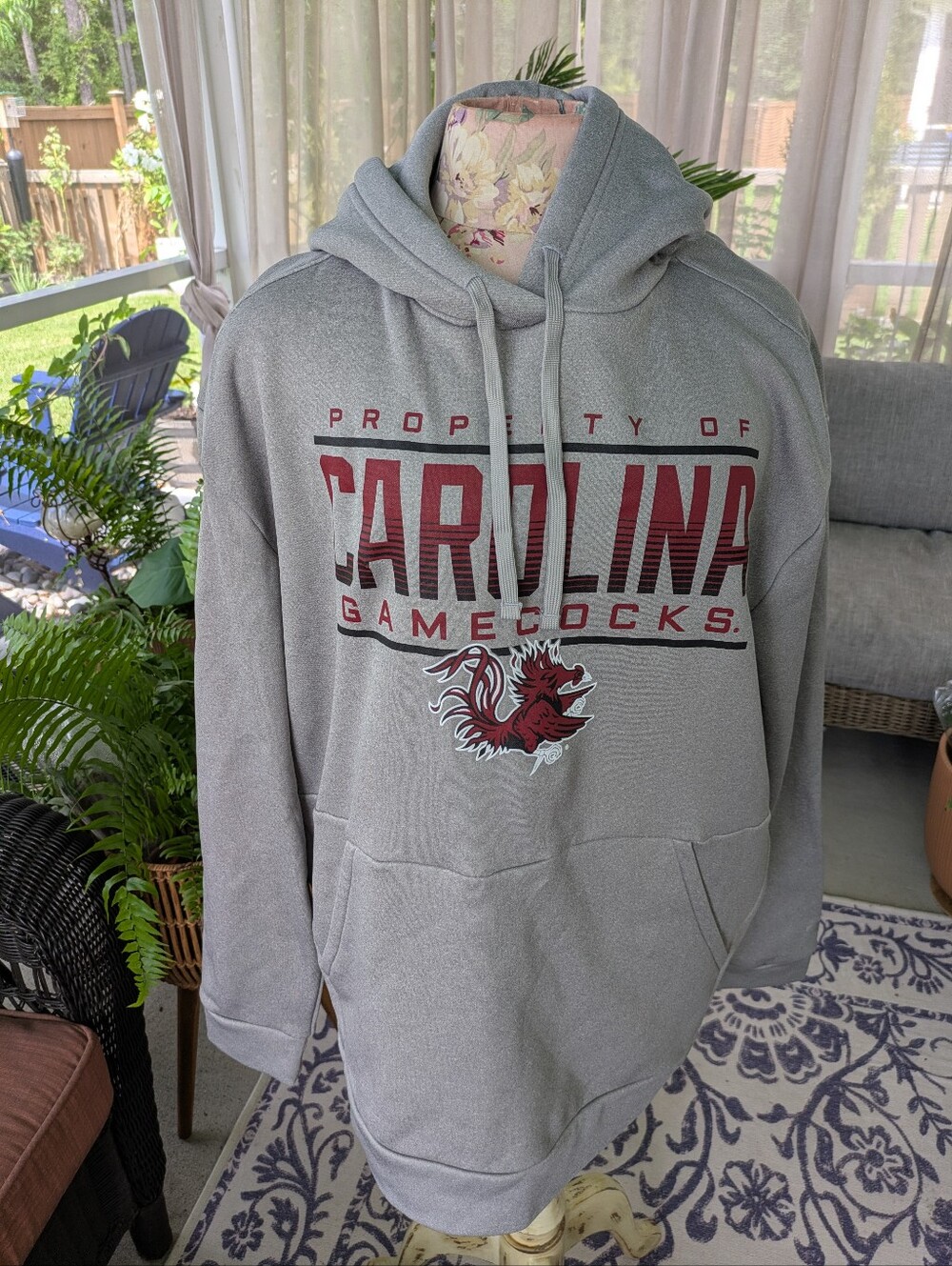 Carolina Gamecocks Gray Hooded Sweatshirt - Collegiate Pullover